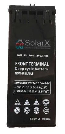 SolarX SXGf125-12 12V 125Ah, 12В 125Ач АКБ опис, відгуки, характеристики