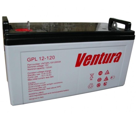 Аккумулятор Ventura GPL 12-120 (12V-120 ah, 12В-120 Ач)