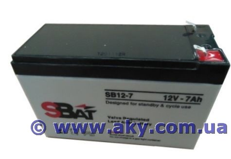 Аккумулятор 12v7ah 1