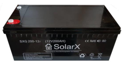 SolarX SXG200-12r 12V 200Ah, 12В 200Ач АКБ