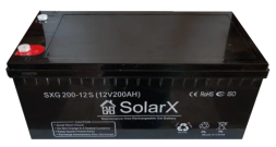 SolarX SXG200-12S 12V 200Ah, 12В 200Ач АКБ