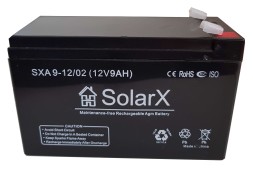 SolarX SXA9-12 12V 9Ah, 12В 9Ач АКБ