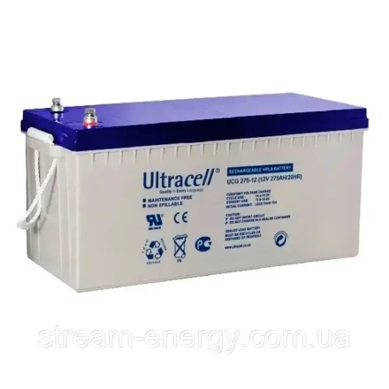 Ultracell UCG 275-12 (UCG275-12) АКБ 12v 275ah 12в 275Ач описание, отзывы, характеристики