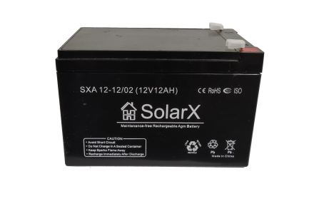SolarX SXA12-12 12V 12Ah, 12В 12Ач АКБ