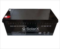 SolarX SXG225-12 12V 225Ah, 12В 225Ач АКБ