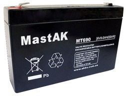 MastAK MT690 6V 9.0Ah, 6В 9.0 Ач АКБ