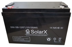 SolarX SXA100-12 12V 100Ah, 12В 100Ач АКБ