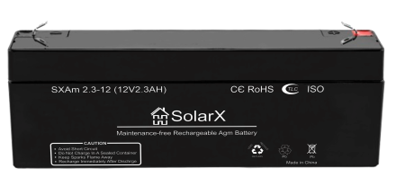 SolarX SXAm2.3-12 12V 2.3Ah, 12В 2.3Ач АКБ опис, відгуки, характеристики