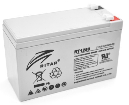 RITAR RT1280 12V 8Ah АКБ опис, відгуки, характеристики