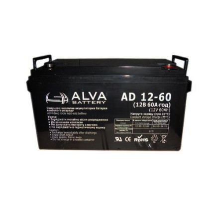 ALVA AD12-60 АКБ опис, відгуки, характеристики