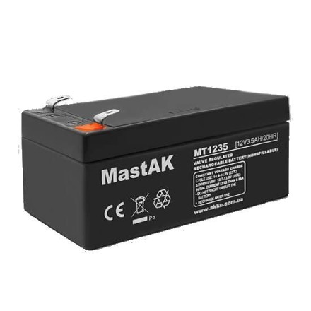 MastAK MT1235 12V 3.5Ah, 12В 3.5Ач АКБ