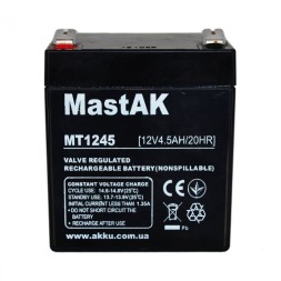 MastAK MT1245 12V 4.5Ah, 12В 4.5 Ач АКБ
