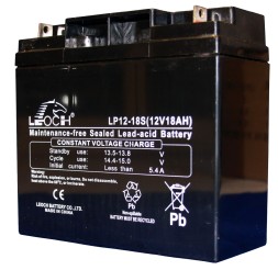 Leoch DJW 12-18 (12V 18Ah, 12В 18Ач) Аккумулятор Леоч