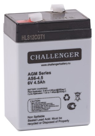 Challenger AS6-4.5 АКБ