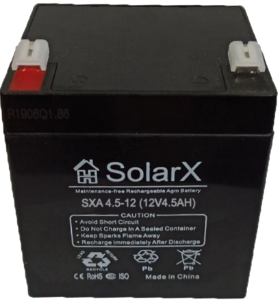 SolarX SXA4.5-12 12V 4.5Ah, 12В 4.5Ач АКБ