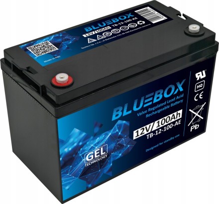 Аккумулятор гелевый Bluebox GEL 12V 100Ah описание, отзывы, характеристики