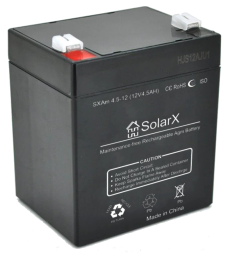 SolarX SXAm4.5-12 12V 4.5Ah, 12В 4.5Ач АКБ