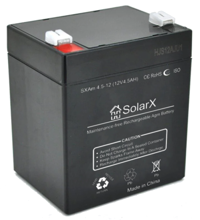 SolarX SXAm4.5-12 12V 4.5Ah, 12В 4.5Ач АКБ опис, відгуки, характеристики