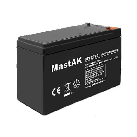 MastAK MT1270 12V 7Ah, 12В 7Ач АКБ опис, відгуки, характеристики