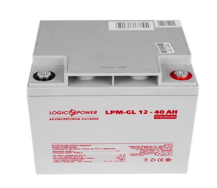 LogicPower LPM-GL 12 - 40 AH (LPM-GL12 - 40 AH) 12V 40Ah, 12В 40Ач АКБ