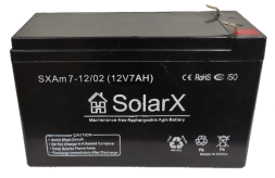 SolarX SXAm7-12 12V 7Ah, 12В 7Ач АКБ