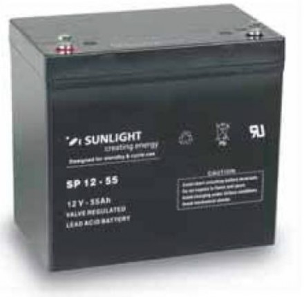 SUNLIGHT SPB (SPa) 12 - 55 АКБ 12V 55Ah, 12В 55Ач опис, відгуки, характеристики