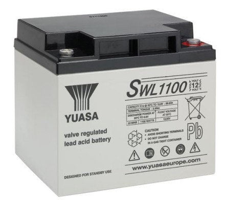 12v-40ah battery Yuasa SWL1100 ЕВРОПА аккумулятор (12v40ah)