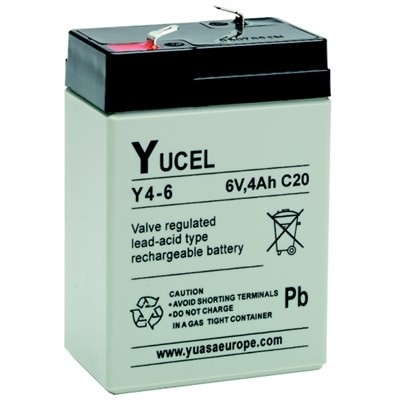 YUCEL (YUASA Europe) 6V 4AH Y4-6 опис, відгуки, характеристики