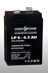 6V 4.5Ah, 6V4.5Ah LogicPower LP6-4.5 ah