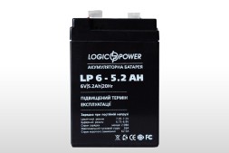 6V 5.2Ah, 6V5.2Ah LogicPower LP6-5.2 ah