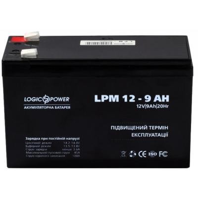 LogicPower LPM 12V 9.0Ah (LPM 12 V 9.0 Ah) 12V 9Ah, 12В 9Ач АКБ описание, отзывы, характеристики