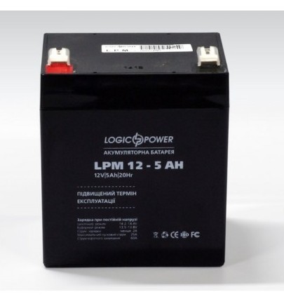 12V 5Ah, 12V5Ah LogicPower LPM 12-5 ah описание, отзывы, характеристики