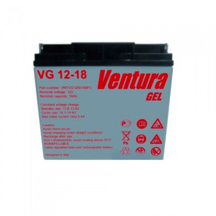 Ventura VG 12-18 Gel АКБ опис, відгуки, характеристики