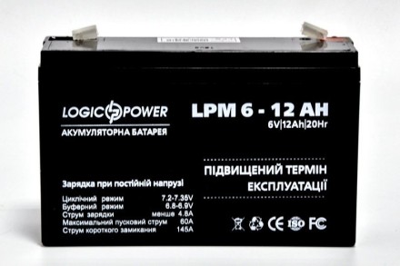 6V 12Ah, 6V12Ah LogicPower LP6-12 ah
