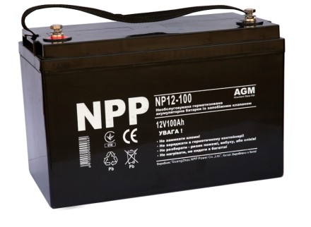 NPP NP12-100 АКБ опис, відгуки, характеристики