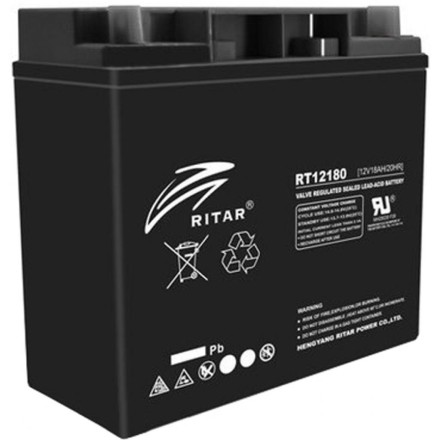 RITAR RT12180B 12V 18Ah АКБ опис, відгуки, характеристики
