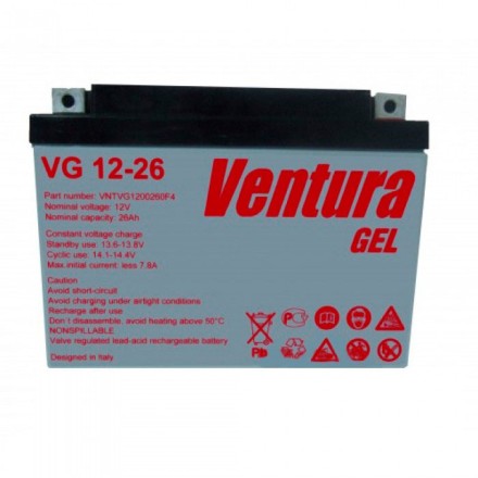 Ventura VG 12-26 Gel АКБ опис, відгуки, характеристики