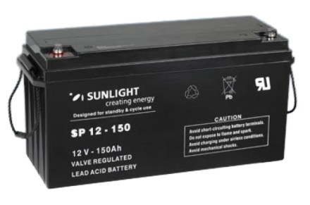 SUNLIGHT SPB (SPa) 12 - 150 АКБ 12V 150Ah, 12В 150Ач опис, відгуки, характеристики