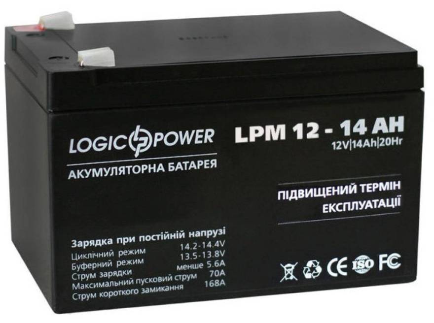Аккумулятор 12в 14ач