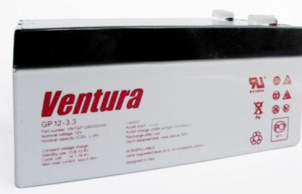 Ventura GP 12-3.3 (12v 3.3Ah, 12В 3.3Ач) опис, відгуки, характеристики