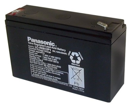 Panasonic LC-R0612P1 6V 12Ah, 6В 12Ач АКБ описание, отзывы, характеристики