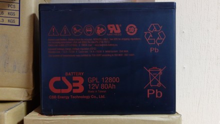 CSB GPL 12800 Аккумулятор, 12 Вольт, 80 Ампер-часов (Ah) описание, отзывы, характеристики