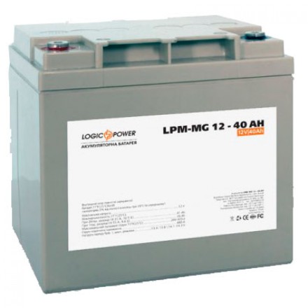 LogicPower LPM-MG12-40AH (LPM-MG 12 V 40 AH) 12V 40Ah, 12В 40Ач АКБ