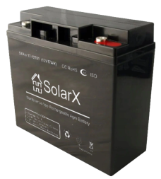 SolarX SXAm17-12T01 12V 17Ah, 12В 17Ач АКБ