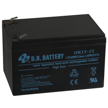 BB Battery HR15-12/T2 АКБ опис, відгуки, характеристики