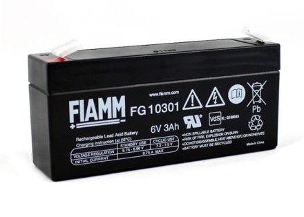 FIAMM FG10301 (FG 10301) АКБ 6V 3,0Ah, 6В 3 Ач